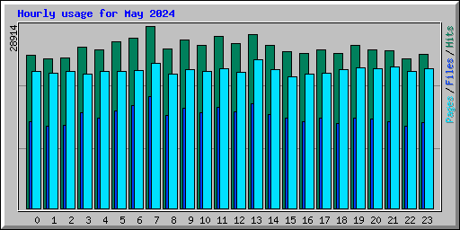 Hourly usage for May 2024